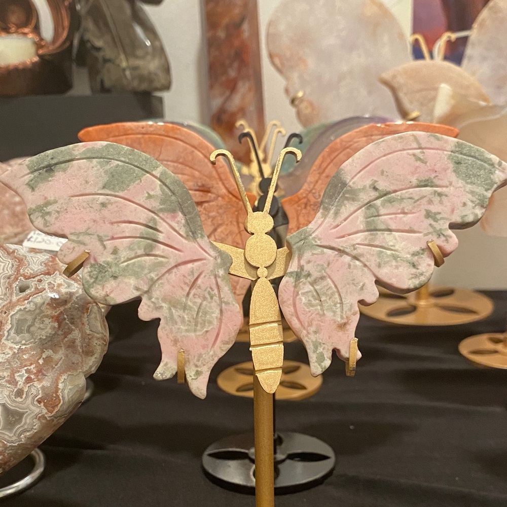 Rhodonite Butterfly wings